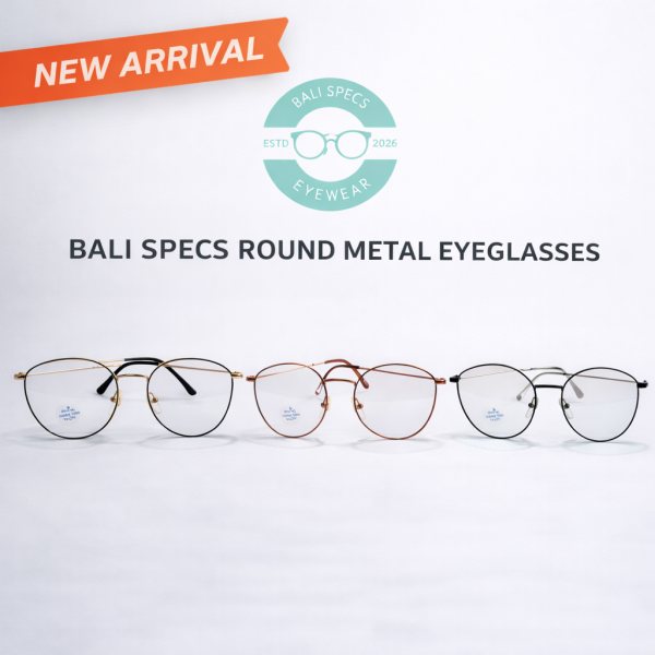 Frame Kacamata Metal Round Premium Unisex