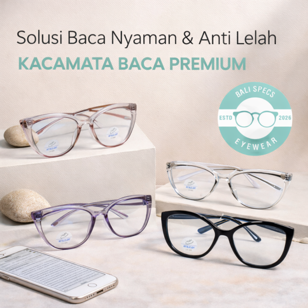 CAT EYE PLASTIC EYEGLASSES PREMIUM