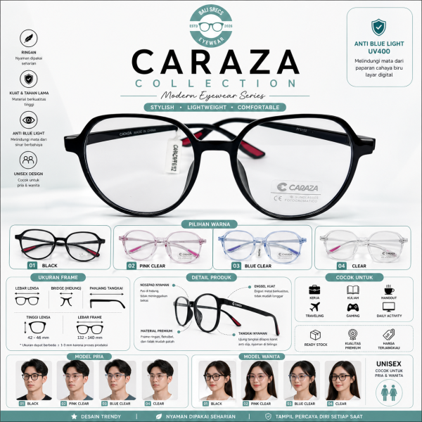 Transparant COLLECTION – Modern Clear Frame Style