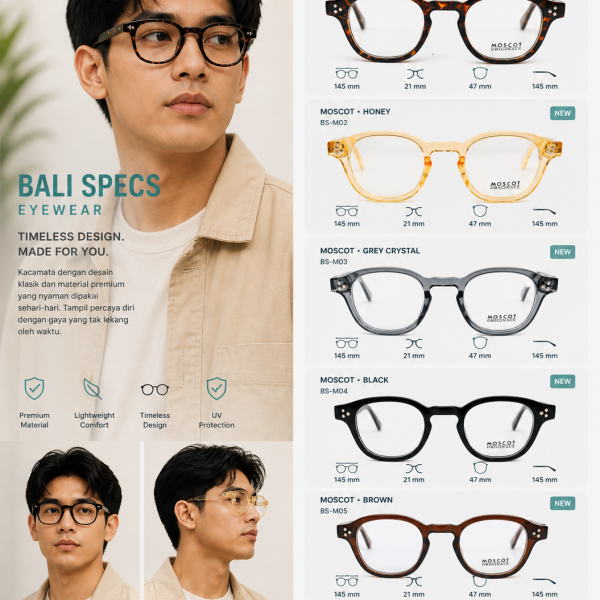 Frame Kacamata Moscot-Medium size Unisex